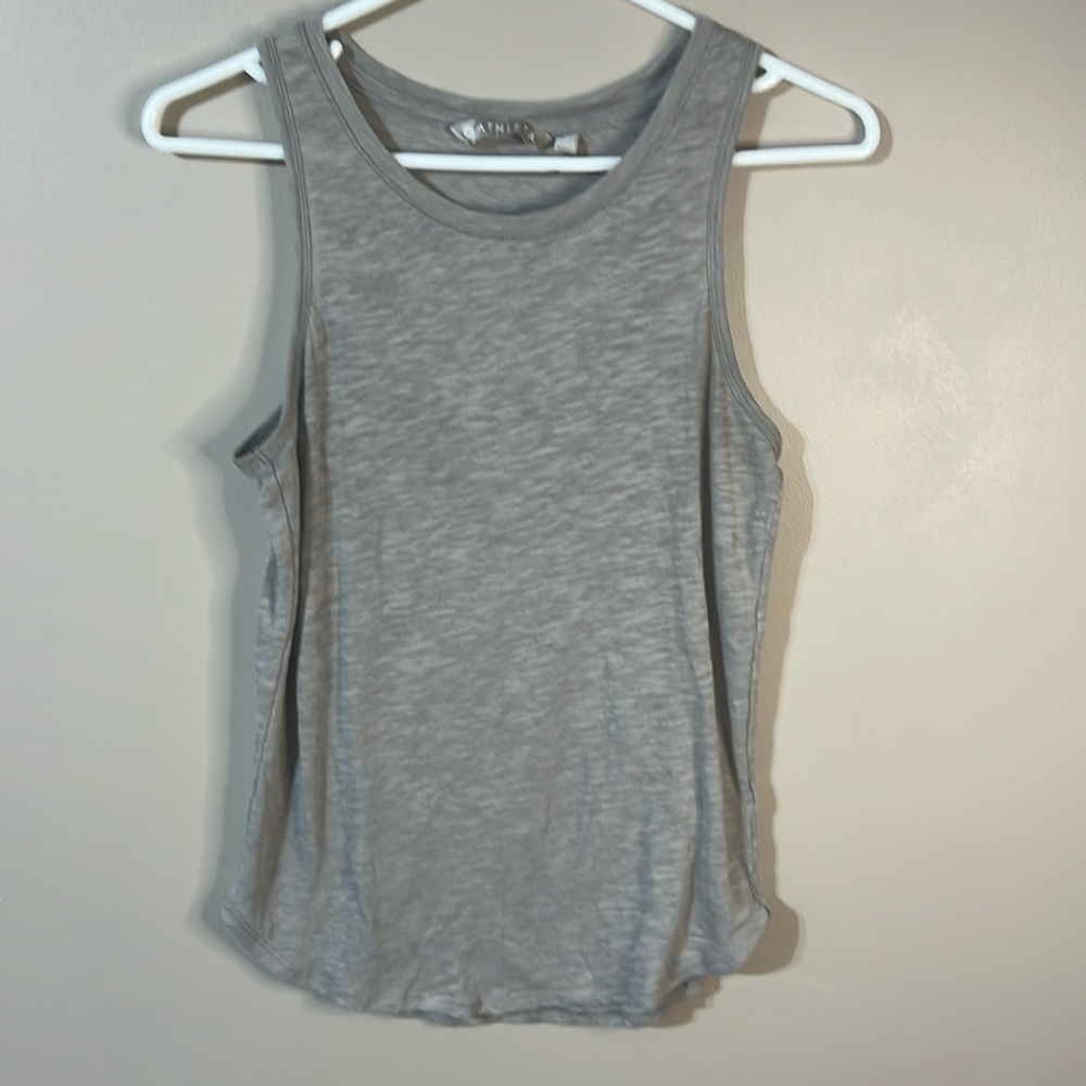 Athleta tank top size xsmall grey athletic